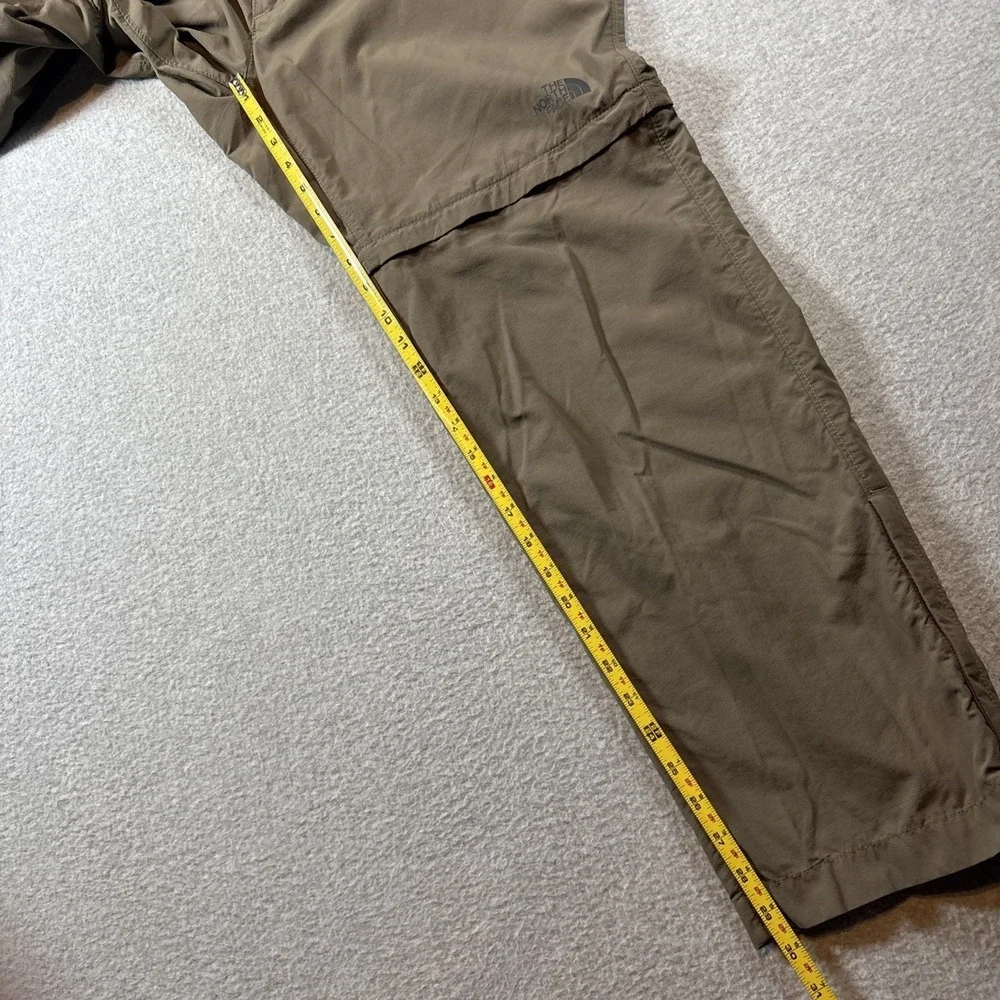 The North Face Pants Mens 38 (38x30)Brown Convertible Zip Off Hiking (Tiny Hole)